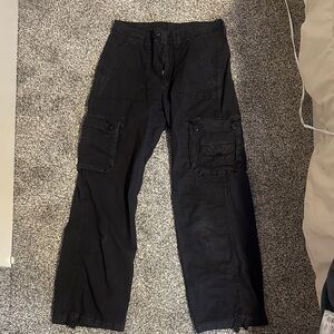 Black Cargo Pants